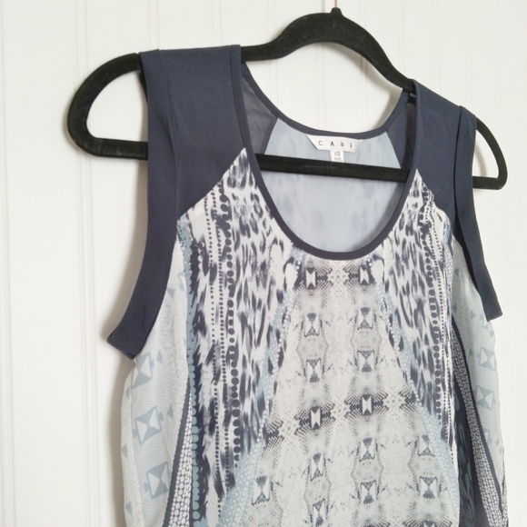 Cabi Mixed Print Tunic Top Style 253 - Picture 3 of 6